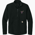SOUTH SHORE HIGH SCHOOL VIKINGS <span class="pdp-name-mascot">SOUTH SHORE VIKINGS</span> Carhartt Men's Textured 1/2-Zip Fleece Jacket Front Thumbnail