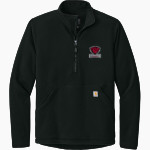 CARDINAL HIGH SCHOOL HUSKIES Carhartt Men's Textured 1/2-Zip Fleece Jacket Front Thumbnail