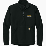 NACOGDOCHES HIGH SCHOOL DRAGONS Carhartt Men's Textured 1/2-Zip Fleece Jacket Front Thumbnail