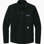 Woodlawn Panthers <span class="pdp-name-mascot">Woodlawn Panthers</span> Carhartt Men's Textured 1/2-Zip Fleece Jacket Front Thumbnail