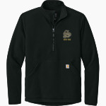 E E SMITH HIGH SCHOOL GOLDEN BULLS <span class="pdp-name-mascot">E E SMITH GOLDEN BULLS</span> Carhartt Men's Textured 1/2-Zip Fleece Jacket Front Thumbnail