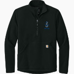 Mackinac Island Lakers <span class="pdp-name-mascot">Mackinac Island Lakers</span> Carhartt Men's Textured 1/2-Zip Fleece Jacket Front Thumbnail