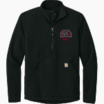 Harrisburg Bulldogs Carhartt Men's Textured 1/2-Zip Fleece Jacket Front Thumbnail