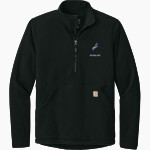 Fulton Science Academy Mustangs <span class="pdp-name-mascot">Fulton Science Academy Mustangs</span> Carhartt Men's Textured 1/2-Zip Fleece Jacket Front Thumbnail