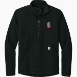BOARDMAN HIGH SCHOOL SPARTANS <span class="pdp-name-mascot">BOARDMAN SPARTANS</span> Carhartt Men's Textured 1/2-Zip Fleece Jacket Front Thumbnail