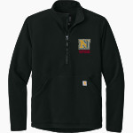 Newberry Youth Football And Cheer Panthers <span class="pdp-name-mascot">Newberry Youth Football And Cheer Panthers</span> Carhartt Men's Textured 1/2-Zip Fleece Jacket Front Thumbnail
