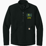 St. Michael Gators Carhartt Men's Textured 1/2-Zip Fleece Jacket Front Thumbnail
