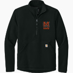 Mohonasen Warriors <span class="pdp-name-mascot">Mohonasen Warriors</span> Carhartt Men's Textured 1/2-Zip Fleece Jacket Front Thumbnail