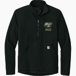 Desoto Eagles <span class="pdp-name-mascot">Desoto Eagles</span> Carhartt Men's Textured 1/2-Zip Fleece Jacket Front Thumbnail