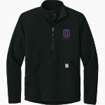 ONALASKA HIGH SCHOOL HILLTOPPERS <span class="pdp-name-mascot">ONALASKA HILLTOPPERS</span> Carhartt Men's Textured 1/2-Zip Fleece Jacket Front Thumbnail