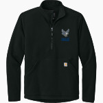 Eisenhower Elementary School Eagles <span class="pdp-name-mascot">Eisenhower Elementary School Eagles</span> Carhartt Men's Textured 1/2-Zip Fleece Jacket Front Thumbnail