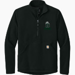 Delphian Dragons <span class="pdp-name-mascot">Delphian Dragons</span> Carhartt Men's Textured 1/2-Zip Fleece Jacket Front Thumbnail
