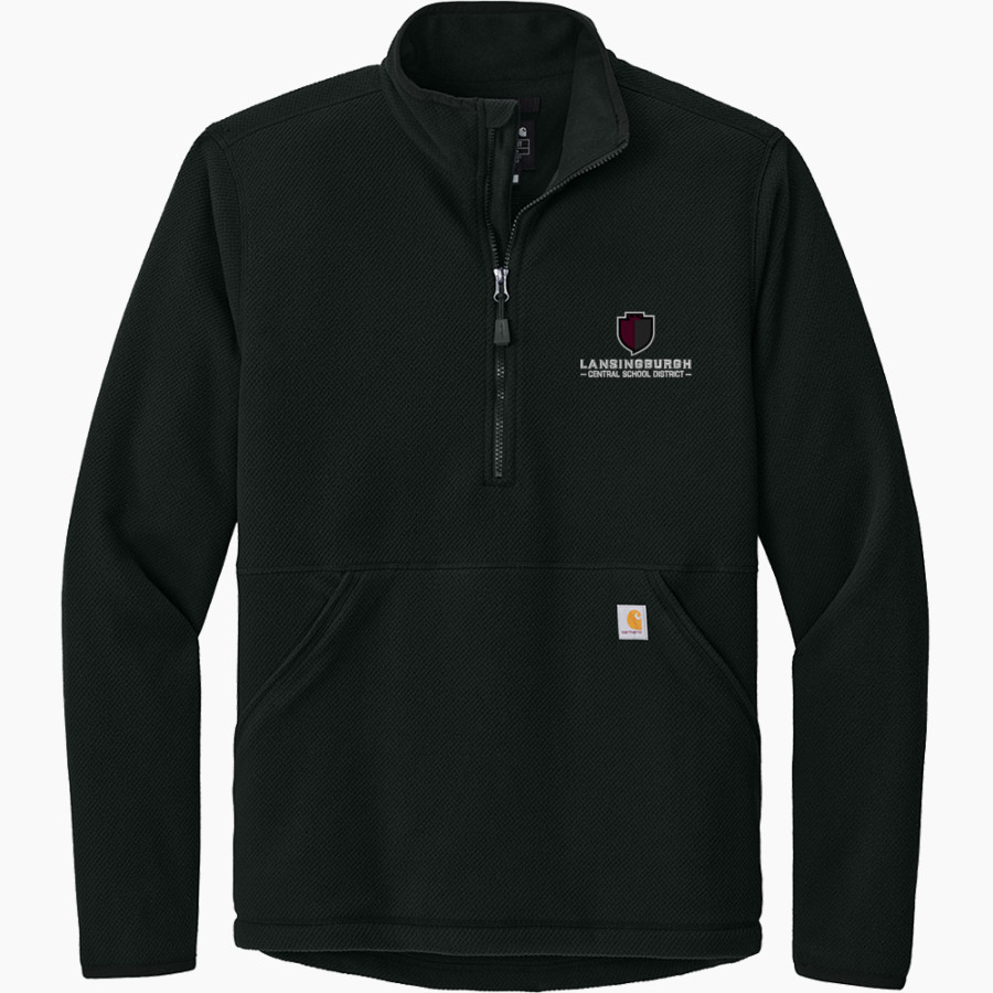 Lansingburgh Knights The Official Online Store <span class="pdp-name-mascot">Lansingburgh Knights</span> Carhartt Men's Textured 1/2-Zip Fleece Jacket