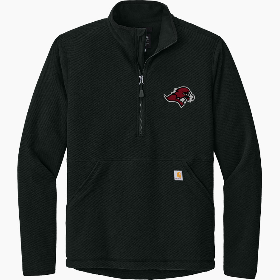 Benedictine University Mesa Redhawks Carhartt Men's Textured 1/2-Zip Fleece Jacket