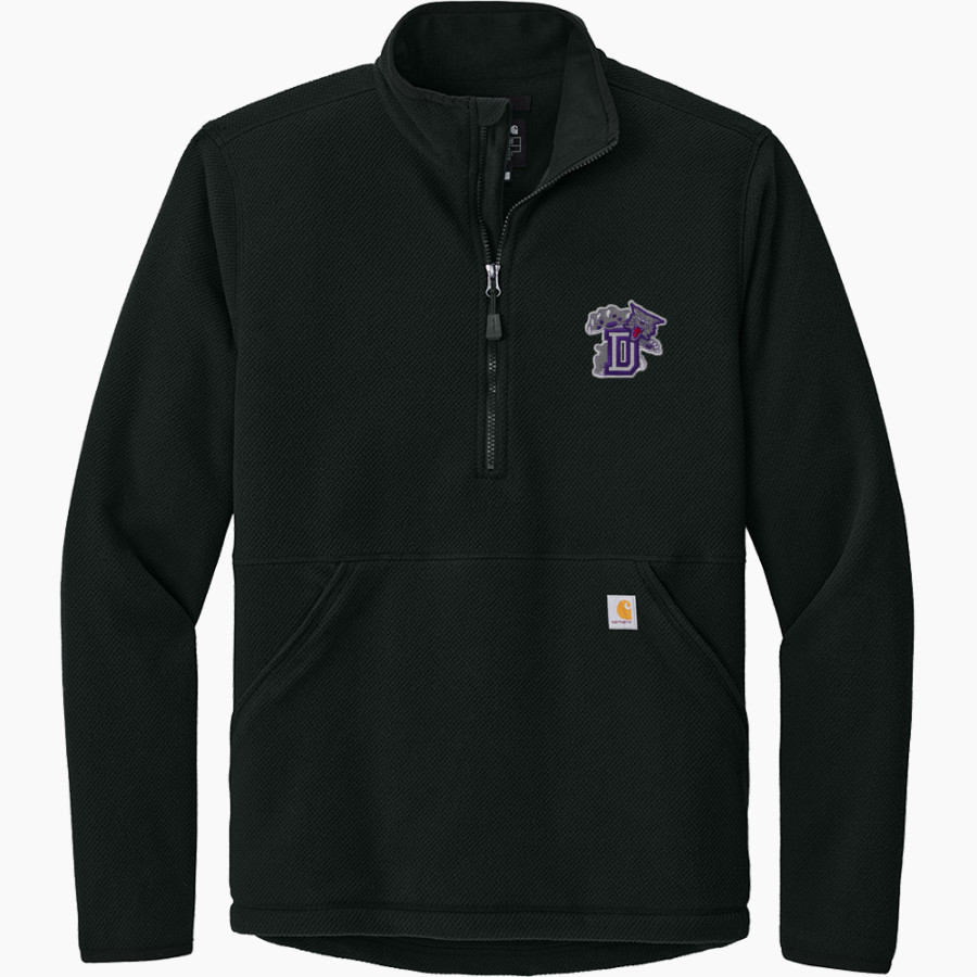 DULUTH HIGH SCHOOL WILDCATS <span class="pdp-name-mascot">DULUTH WILDCATS</span> Carhartt Men's Textured 1/2-Zip Fleece Jacket