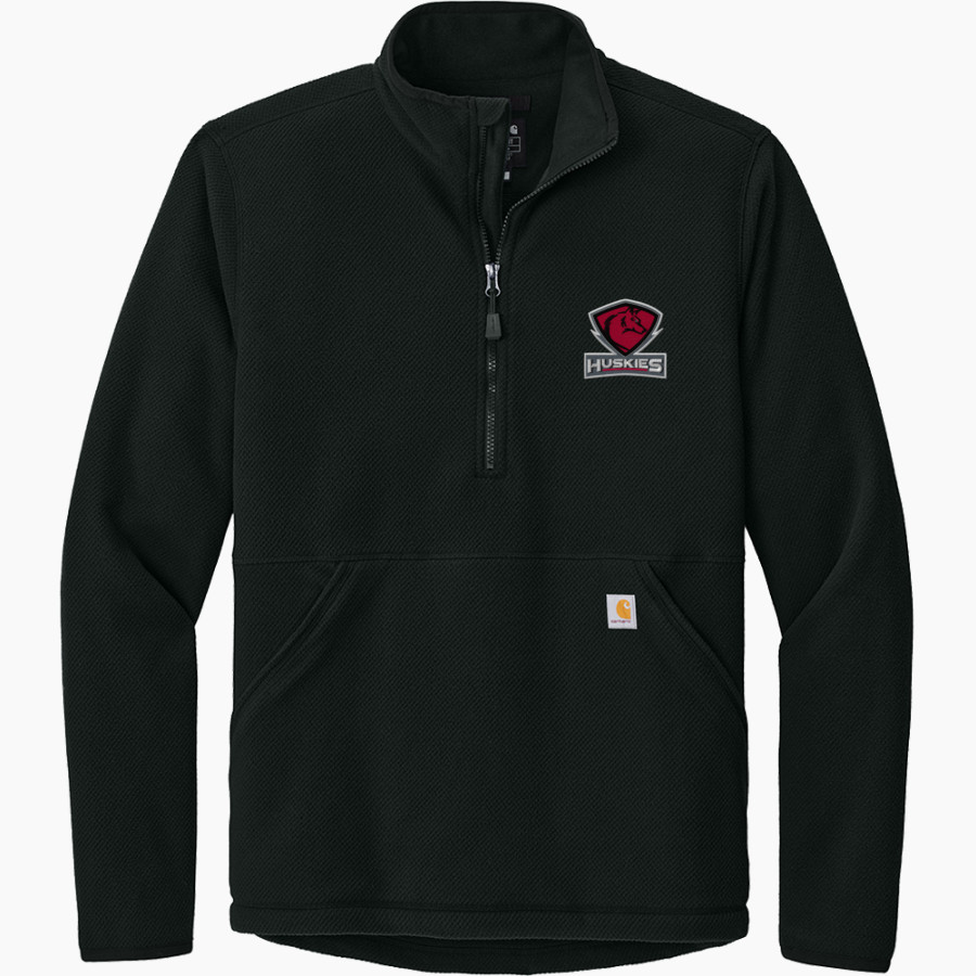 CARDINAL HIGH SCHOOL HUSKIES Carhartt Men's Textured 1/2-Zip Fleece Jacket