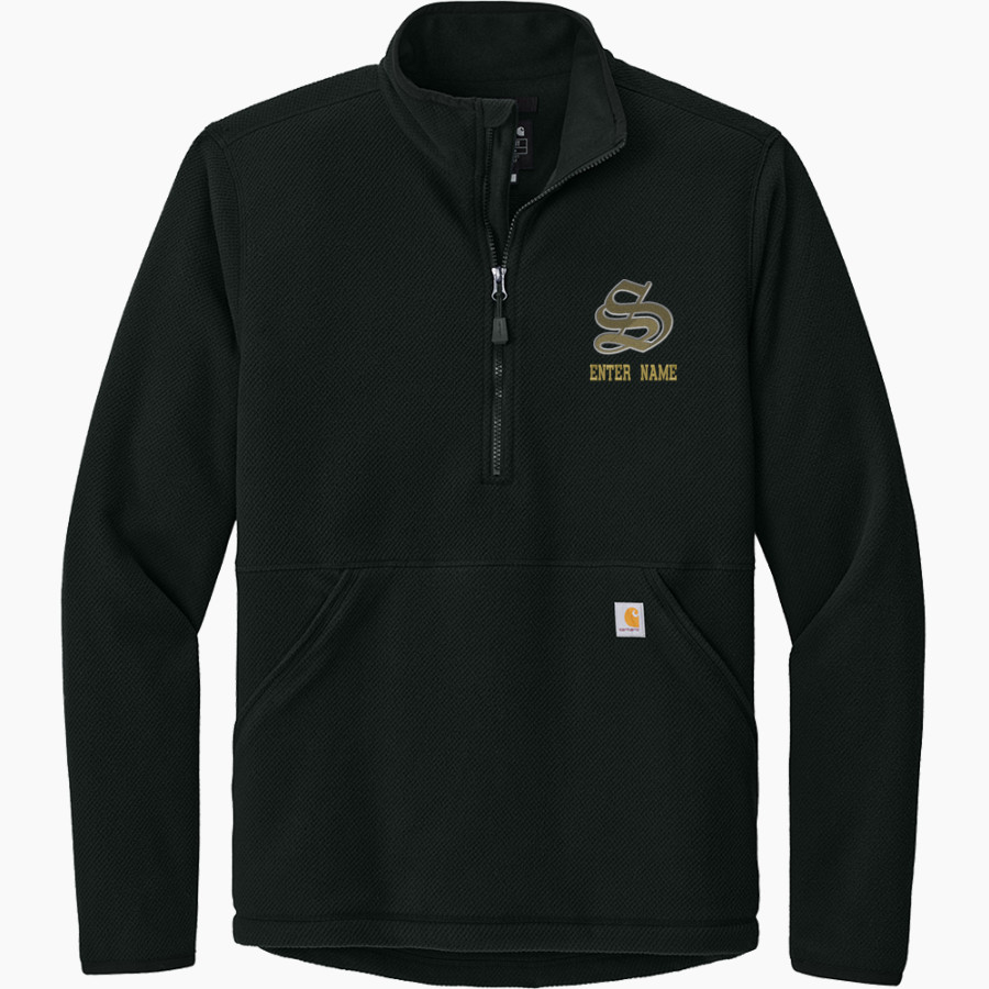 E E SMITH HIGH SCHOOL GOLDEN BULLS <span class="pdp-name-mascot">E E SMITH GOLDEN BULLS</span> Carhartt Men's Textured 1/2-Zip Fleece Jacket