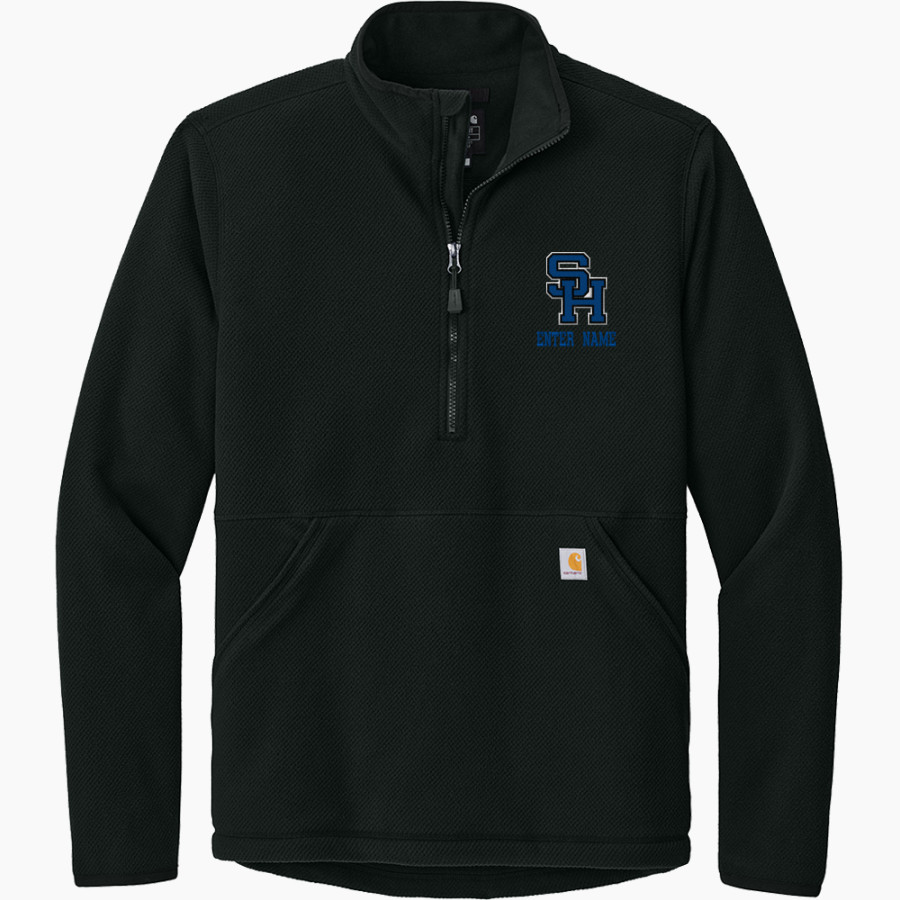 Spring Hill Panthers <span class="pdp-name-mascot">Spring Hill Panthers</span> Carhartt Men's Textured 1/2-Zip Fleece Jacket