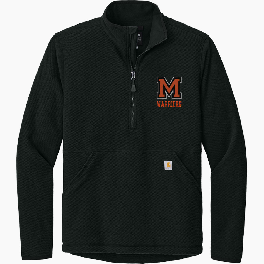 Mohonasen Warriors <span class="pdp-name-mascot">Mohonasen Warriors</span> Carhartt Men's Textured 1/2-Zip Fleece Jacket