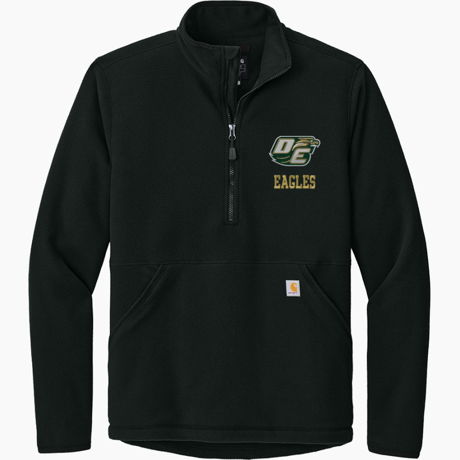 Desoto Eagles <span class="pdp-name-mascot">Desoto Eagles</span> Carhartt Men's Textured 1/2-Zip Fleece Jacket