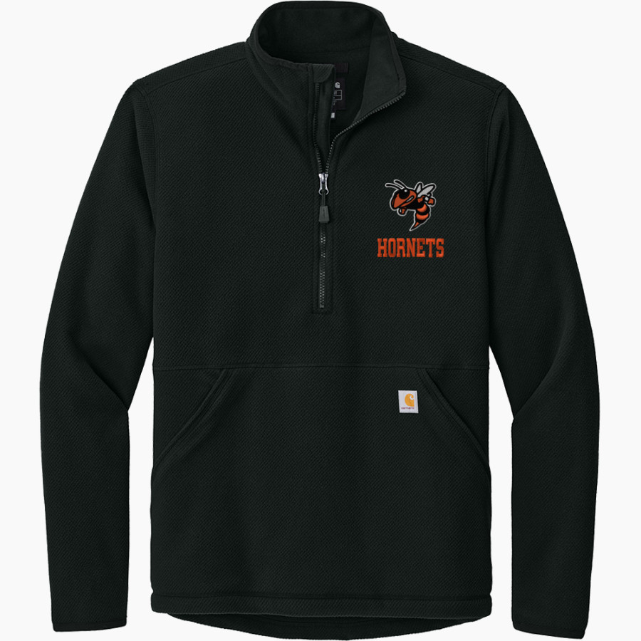 Giltner Hornets <span class="pdp-name-mascot">Giltner Hornets</span> Carhartt Men's Textured 1/2-Zip Fleece Jacket