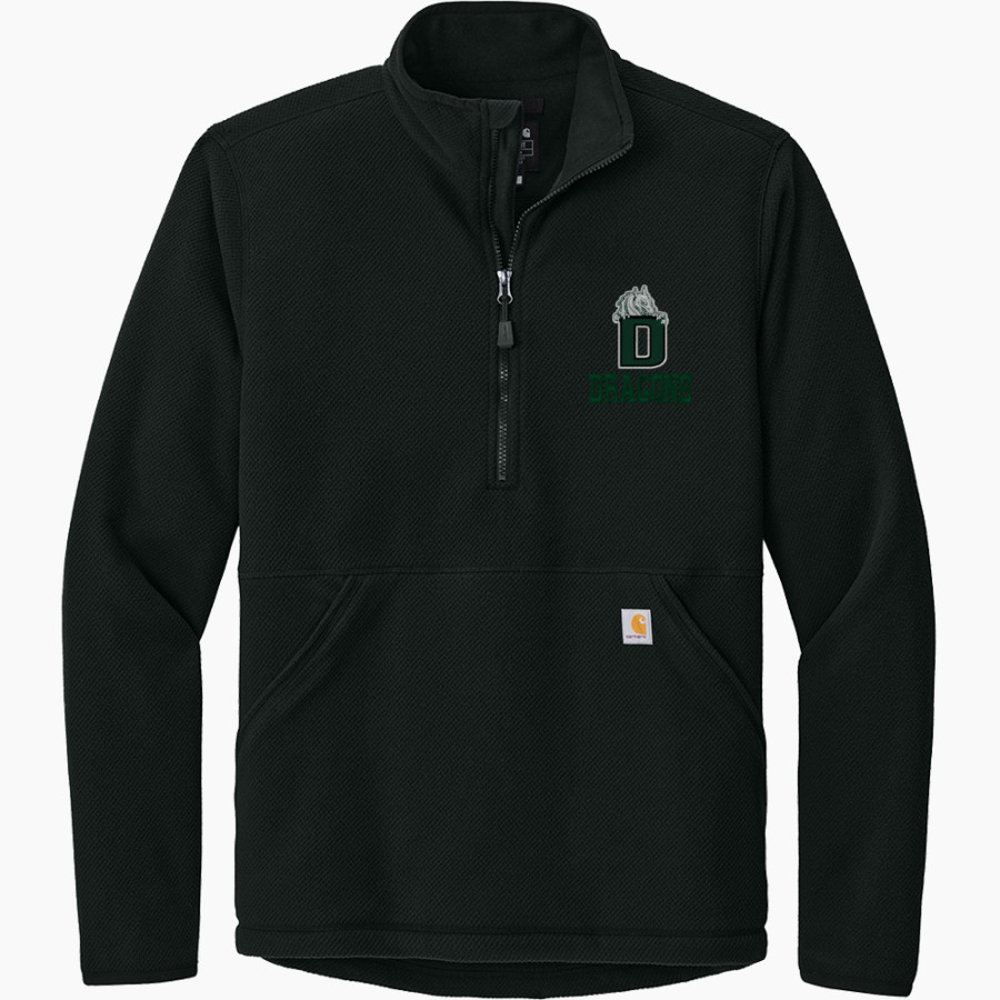 Delphian Dragons <span class="pdp-name-mascot">Delphian Dragons</span> Carhartt Men's Textured 1/2-Zip Fleece Jacket