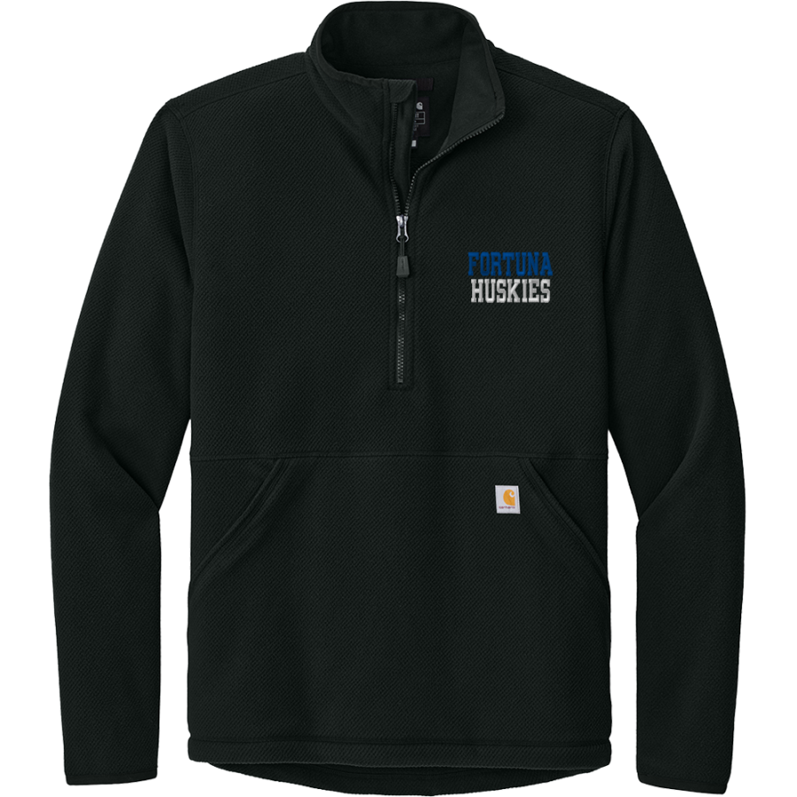 FORTUNA HIGH SCHOOL HUSKIES <span class="pdp-name-mascot">FORTUNA HUSKIES</span> Carhartt Men's Textured 1/2-Zip Fleece Jacket
