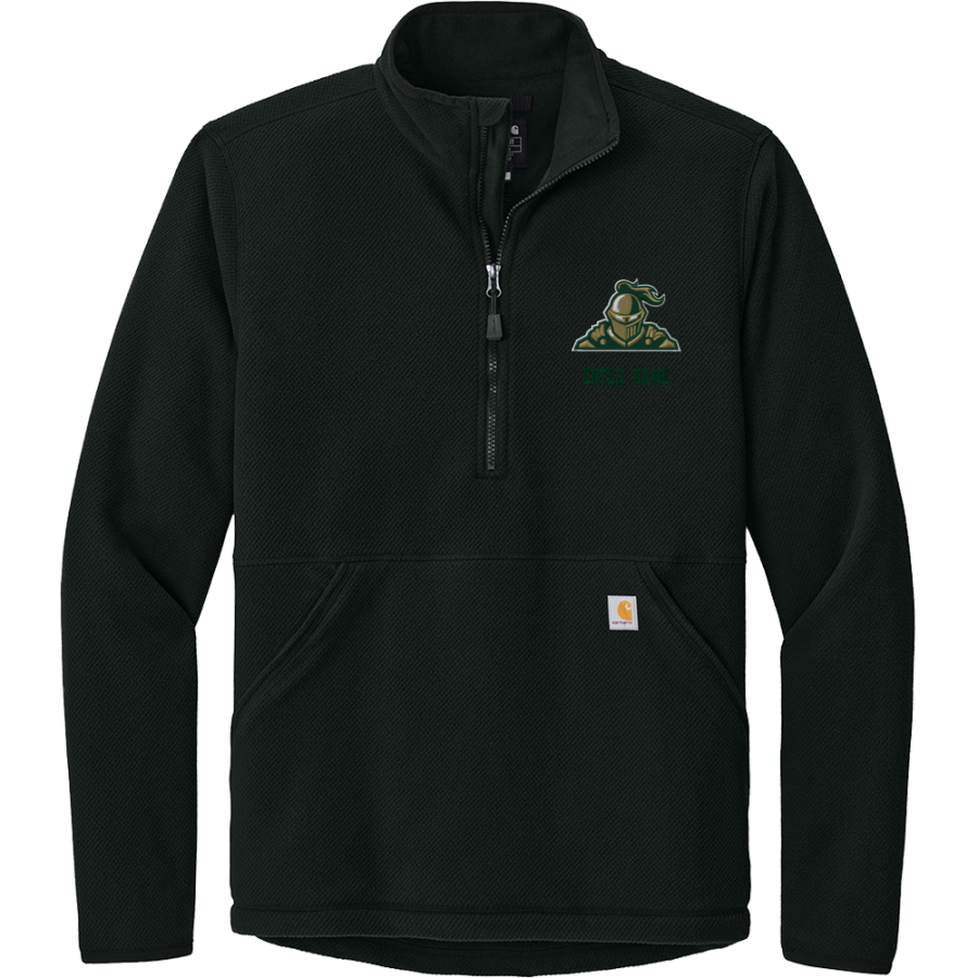 Pinecrest Paladins <span class="pdp-name-mascot">Pinecrest Paladins</span> Carhartt Men's Textured 1/2-Zip Fleece Jacket