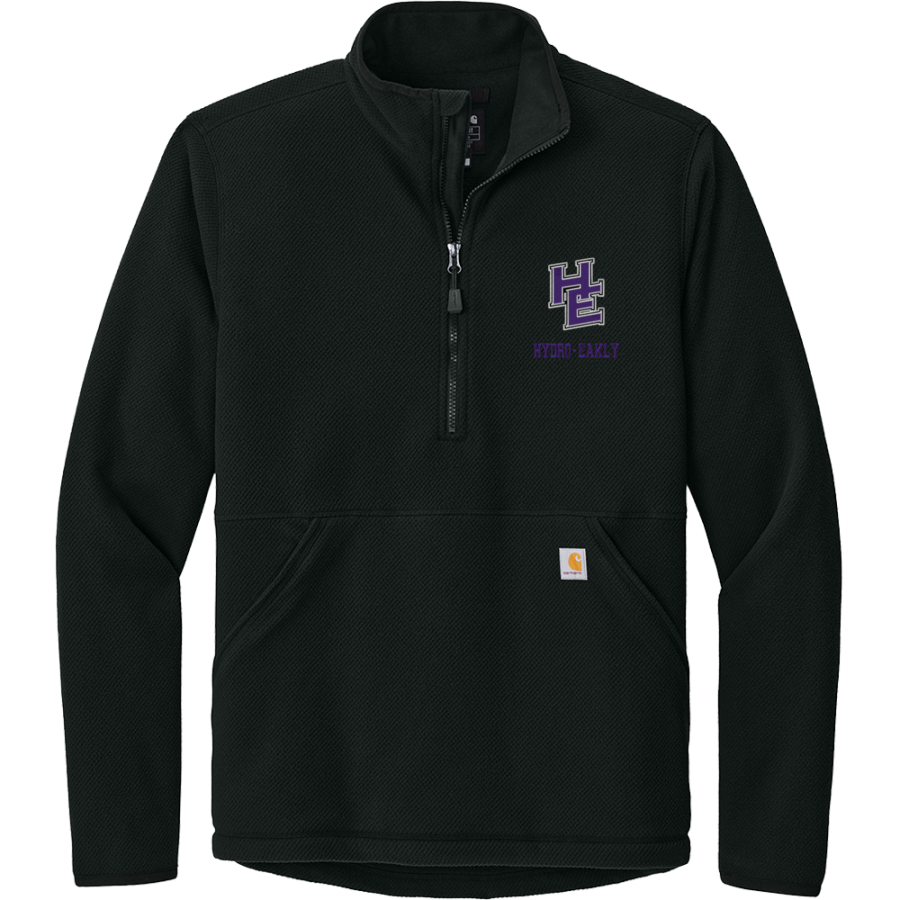HYDRO-EAKLY HIGH SCHOOL BOBCATS <span class="pdp-name-mascot">HYDRO - EAKLY BOBCATS</span> Carhartt Men's Textured 1/2-Zip Fleece Jacket