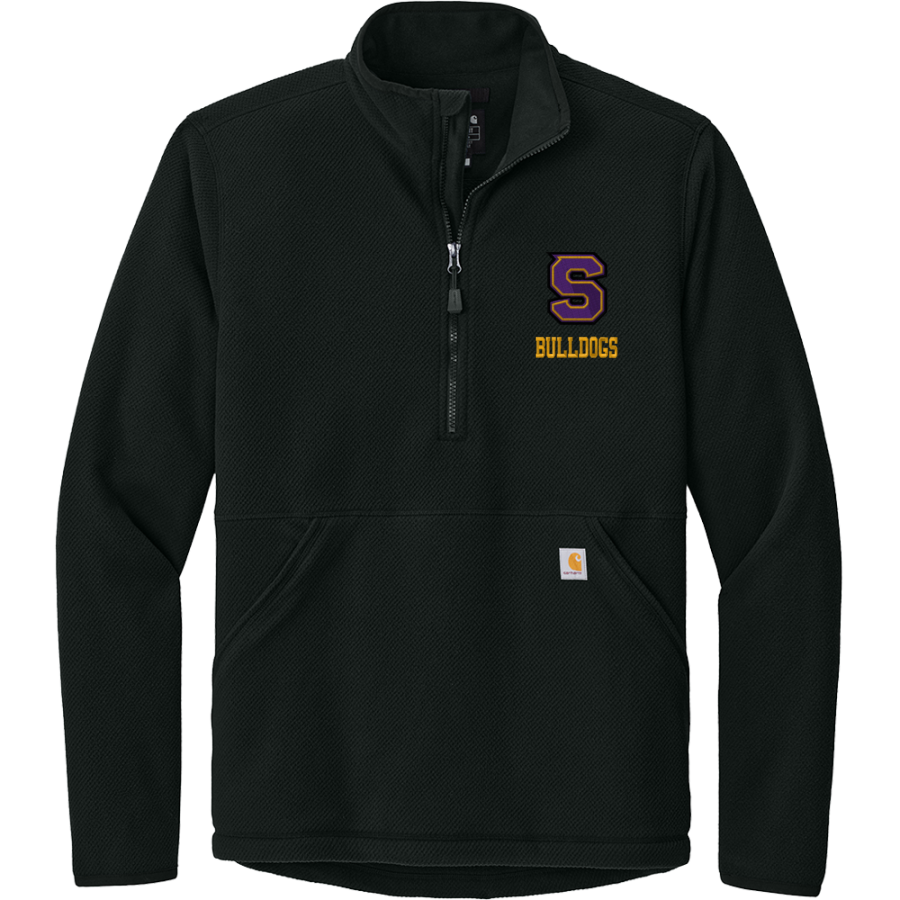 Smyrna Bulldogs <span class="pdp-name-mascot">Smyrna Bulldogs</span> Carhartt Men's Textured 1/2-Zip Fleece Jacket