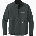 KENNY PIPE & SUPPLY <span class="pdp-name-mascot">KENNY PIPE & SUPPLY</span> Carhartt Men's Textured 1/2-Zip Fleece Jacket Front Thumbnail