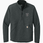 University Of St. Thomas Athletics The Official Online Store Carhartt Men's Textured 1/2-Zip Fleece Jacket Front Thumbnail