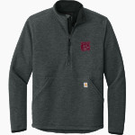 GUNTERSVILLE HIGH SCHOOL WILDCATS Carhartt Men's Textured 1/2-Zip Fleece Jacket Front Thumbnail