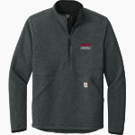 LAWNDALE HIGH SCHOOL CARDINALS <span class="pdp-name-mascot">LAWNDALE CARDINALS</span> Carhartt Men's Textured 1/2-Zip Fleece Jacket Front Thumbnail