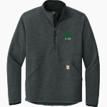 ULS Jr. Bows Carhartt Men's Textured 1/2-Zip Fleece Jacket Front Thumbnail