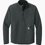Bartram Trail Bears Carhartt Men's Textured 1/2-Zip Fleece Jacket Front Thumbnail