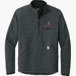 Trinity University Tigers <span class="pdp-name-mascot">Trinity University Tigers</span> Carhartt Men's Textured 1/2-Zip Fleece Jacket Front Thumbnail
