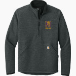 Miles Golden Bears <span class="pdp-name-mascot">Miles Golden Bear</span> Carhartt Men's Textured 1/2-Zip Fleece Jacket Front Thumbnail