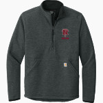 Red Top Miners Carhartt Men's Textured 1/2-Zip Fleece Jacket Front Thumbnail