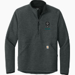 Miami Lakes Jaguars Carhartt Men's Textured 1/2-Zip Fleece Jacket Front Thumbnail