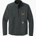 Eastside Prep Eagles Carhartt Men's Textured 1/2-Zip Fleece Jacket Front Thumbnail