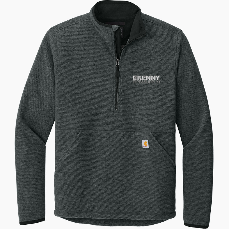 KENNY PIPE & SUPPLY <span class="pdp-name-mascot">KENNY PIPE & SUPPLY</span> Carhartt Men's Textured 1/2-Zip Fleece Jacket