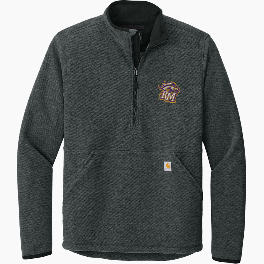 Rolling Meadows Mustangs <span class="pdp-name-mascot">Rolling Meadows High School Mustangs</span> Carhartt Men's Textured 1/2-Zip Fleece Jacket