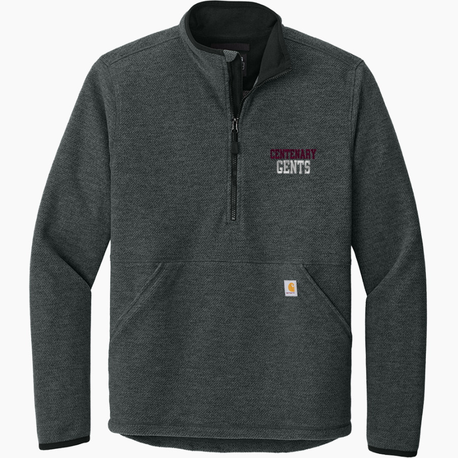 Centenary Gents <span class="pdp-name-mascot">Centenary Gents</span> Carhartt Men's Textured 1/2-Zip Fleece Jacket