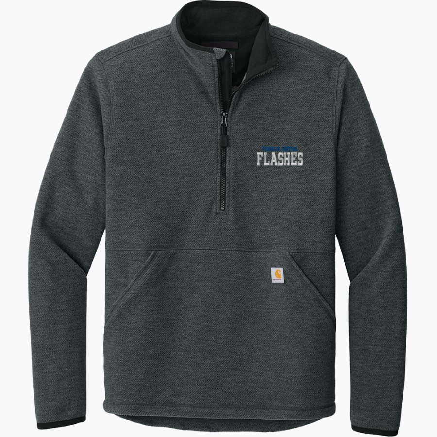 Franklin Central Flashes <span class="pdp-name-mascot">Franklin Central Flashes</span> Carhartt Men's Textured 1/2-Zip Fleece Jacket