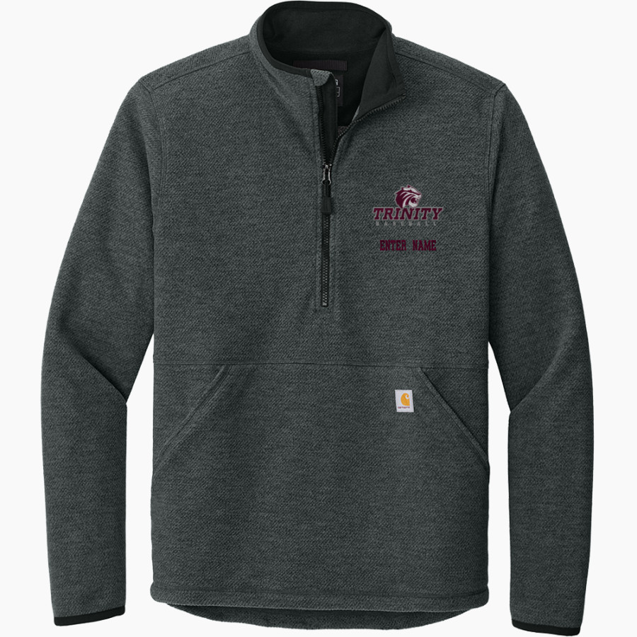 Trinity University Tigers <span class="pdp-name-mascot">Trinity University Tigers</span> Carhartt Men's Textured 1/2-Zip Fleece Jacket