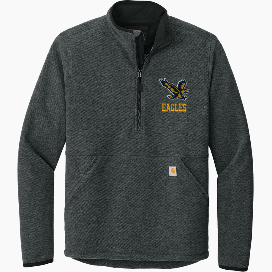 Eastside Prep Eagles Carhartt Men's Textured 1/2-Zip Fleece Jacket