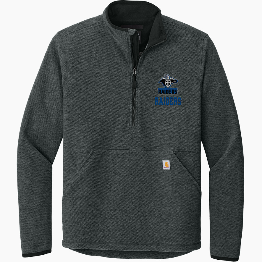 Zion Lutheran Raiders Carhartt Men's Textured 1/2-Zip Fleece Jacket