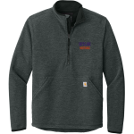 Skyline Gila River Mustangs <span class="pdp-name-mascot">Skyline Mustangs</span> Carhartt Men's Textured 1/2-Zip Fleece Jacket Front Thumbnail