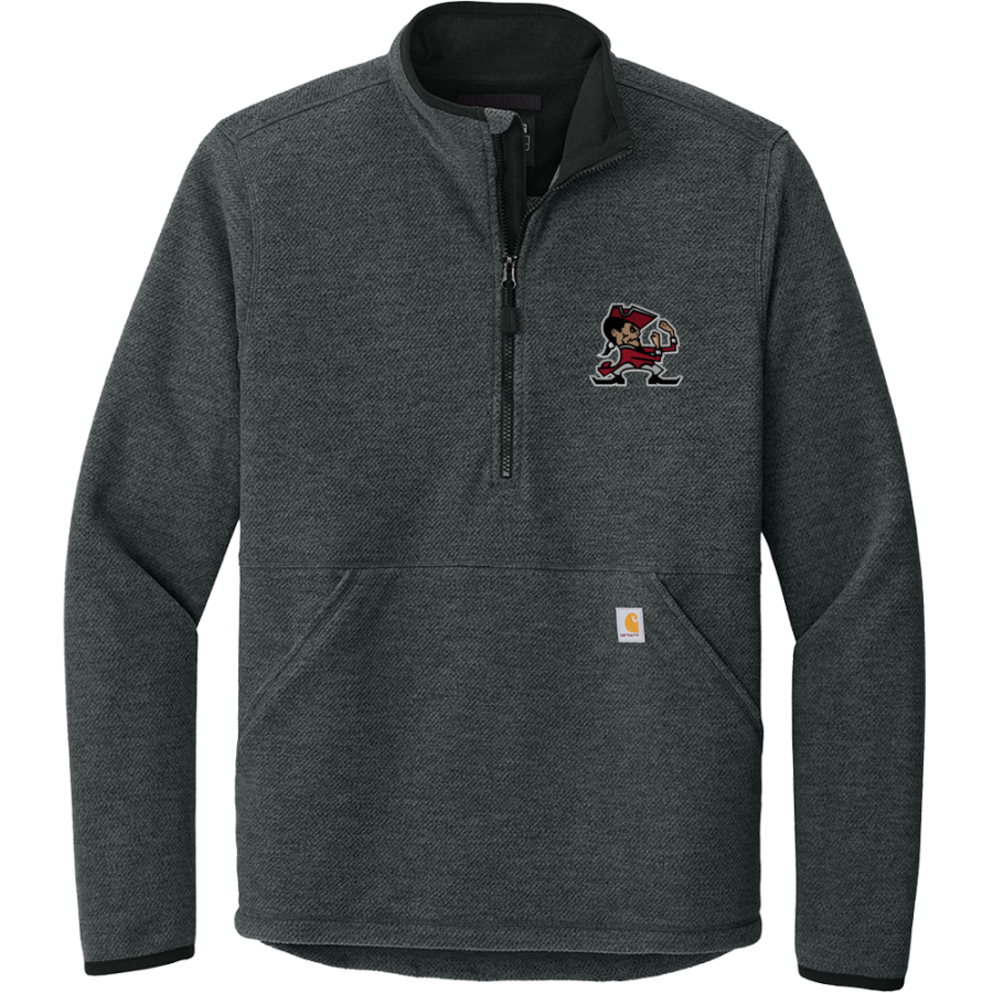 Pulaski Red Raiders <span class="pdp-name-mascot">Pulaski Red Reaiders</span> Carhartt Men's Textured 1/2-Zip Fleece Jacket